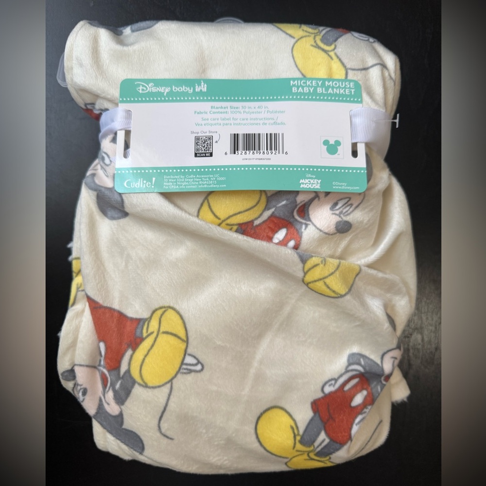 Disney Mickey Mouse Baby Blanket - Picture 3 of 4